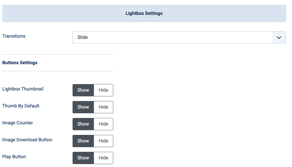Photo Gallery: Lightbox effect